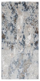 Dywany Łuszczów HRUBÝ KOBEREC DO OBÝVAČKY 80x250 cm ORNAMENT #AT4544