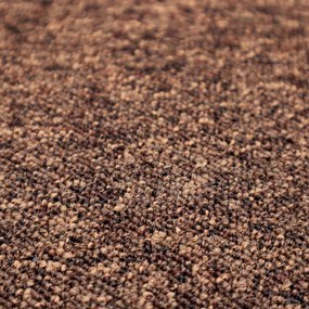 Condor Carpets, Metrážny koberec Classica 392, záťažový, na mieru, šíře 4m, hnedá, ab (mriežka), chodba / predsieň