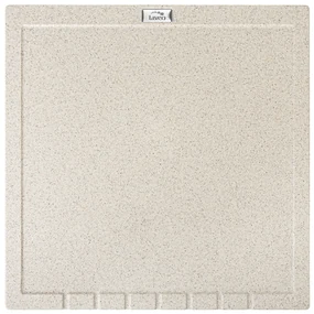 Laveo Halvo, granitový odkvapkávač 350x350x25 mm, béžová, LAV-OBA_401T