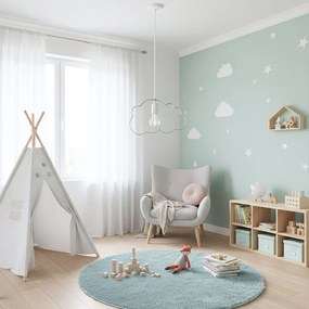 Toolight CLOUD, závesné svietidlo 1xE27, šedá, OSW-00452