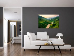 Obraz - Ryžové terasy II. (90x60 cm)