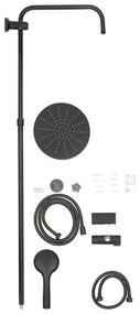 Livarno home Súprava hlavovej sprchy (čierna)  (100378989)