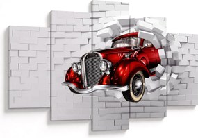 Obraz - Červené auto (150x105 cm)