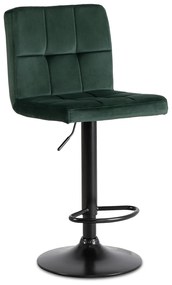 PROXIMA.store - Čalúnená barová stolička NERO FARBA: zelená