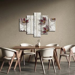 Obraz - Dekoratívne kvety (150x105 cm)