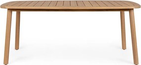 Záhradný jedálenský stôl z masívu akácie 99x183 cm Pablo – Bizzotto