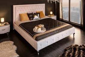 Nemecko -  Manželská posteľ Chesterfield EXTRAVAGANCIA 180x200 cm biela