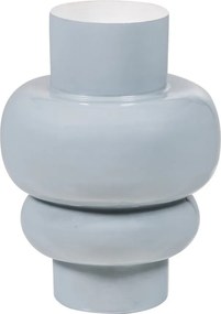 Svetlosivá kovová váza (výška 27 cm) Auri – WOOOD