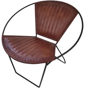 AKCIA Dizajnové kreslo PANCHO hnedé II. akosť