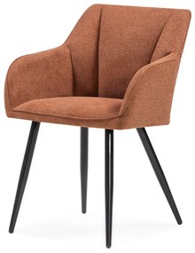 Jídelní křeslo Berisso měděné/černé