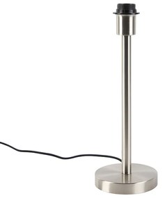 Moderná stolná lampa oceľ bez tienidla - Simplo