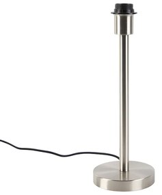 Moderná stolová lampa oceľ bez tienidla - Simplo