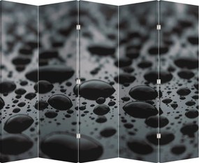 Paraván - Kvapky vody (210x170 cm)