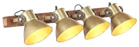 Industriálna nástenná lampa mosadzná 90x25 cm E27 320506