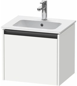 DURAVIT Ketho 2 závesná skrinka pod umývadlo, 1 zásuvka, 510 x 420 x 440 mm, biela matná, K25061018180000