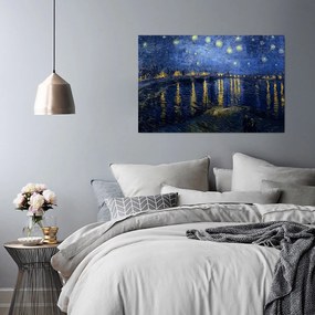 Gario Obraz na plátne Hviezdna noc nad Rhônou - Vincent van Gogh, reprodukcia Rozmery: 60 x 40 cm