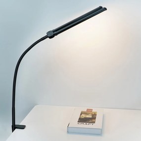 Stolná LED lampa BRILIA, svorka