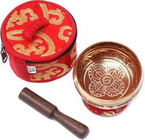 Tibetská spievajúca miska - darčeková sada Farba: Čierna