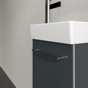 VILLEROY &amp; BOCH Avento závesná skrinka pod umývadielko, 1 dvierka, pánty vpravo, 340 x 202 x 514 mm, Crystal Grey, A87601B1