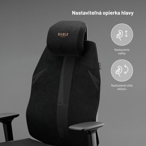 Ergonomická kancelárska stolička čierna V-Flash Ultra Black