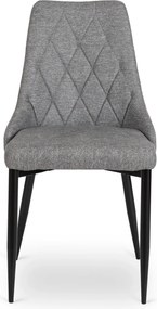 PROXIMA.store - Čalúnená jedálenská stolička CORK 2 FARBA: sivá