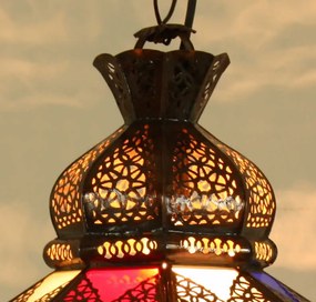 Marocká závesná lampa Alouan