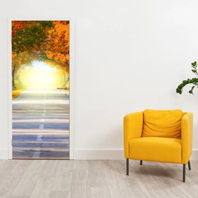 Fototapeta na dvere - Brána z korún stromov (95x205cm)