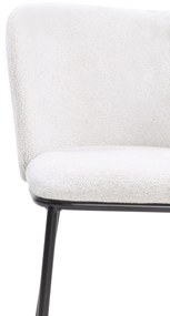 Jídelní židle Yasmin ecru/černá