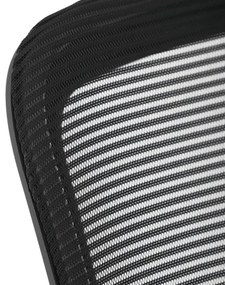 Autronic BONTEC Kancelárska stolička, hojdací mechanizmus, čierna sieťovina, KA-S3015 BK Farba: Šedá