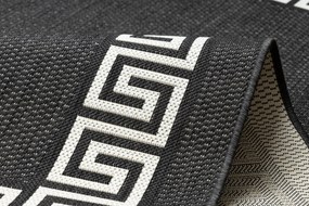 Koberec FLAT SISAL 49373690 Grécky čierno / krémový