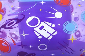 Nafukovacie sedadlo LED Cosmos 72 x 72 x 64 Bestway 75122 Purple