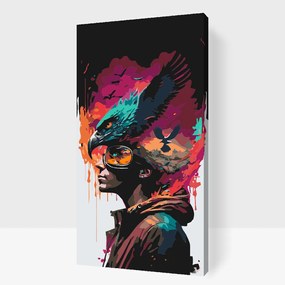 Gario Maľovanie podľa čísel Orlie poslanie Rozmery: 40 x 80 cm, Rámovanie: S vnútorným rámom