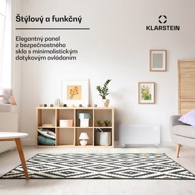 Klarstein Bornholm, konvektor, 2000 W, LED displej, 2 stupne ohrevu, biely