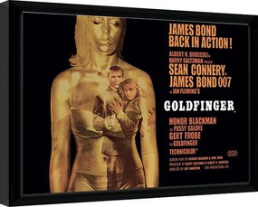 Rámovaný Obraz - James Bond - Goldfinger - Projection