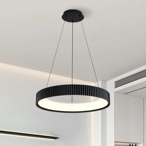 Brilagi - LED stmievateľný luster na lanku FALCON MODERN LED/54W/230V 60 cm čierny + diaľkové ovládanie