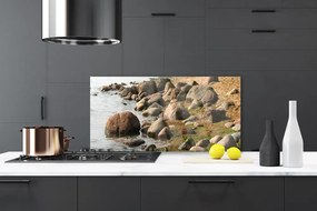 Nástenný panel  Kamene more príroda 125x50 cm