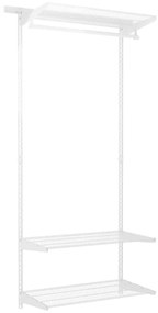 Nástenný regál do šatníka 200x80x40 cm TOPTRACK