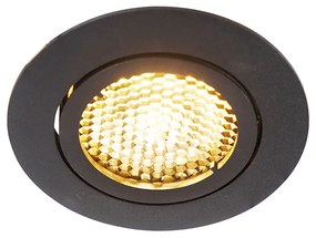 Zástenné bodové svetlo čierne otočné a naklápateľné - Ude Honey