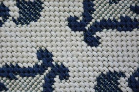 Koberec COLOR 19246/969 SISAL Kvety biely