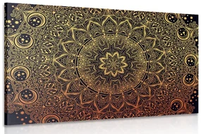 Obraz zlatá orientálna Mandala