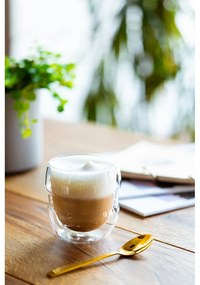 Súprava 2 dvojstenných pohárov Vialli Design Sferico, 70 ml