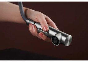 KFA Armatura 6623-220-22- Drezová batéria s vyťah. sprškou DUERO DESIGN nerez