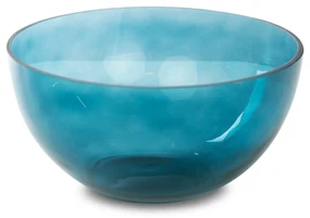DEKORAČNÁ SKLENENÁ MISKA LIMITED COLLECTION LILI 25X13 CM TMAVOTYRKYSOVÁ