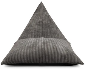 Tmavosivý menčestrový sedací vak Razzmatazz – SLOWDOWN