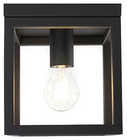 Priemyselné závesné svietidlo čierne - Cage