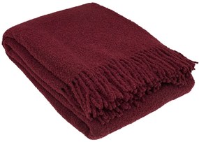 Deka BOUCLÉ Wine red