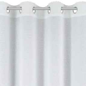 ZÁVES NA KRÚŽKOCH AGIS 140X250 CM BIELA