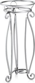 STOJAN NA KVETINÁČ SHANE 62X28 CM STRIEBORNÁ