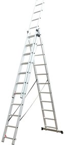 Fieldmann FZZ 4311 trojdielny rebrík, 3 x 11 priečok
