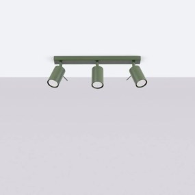 Zelené bodové svietidlo 6x45 cm Etna – Sollux